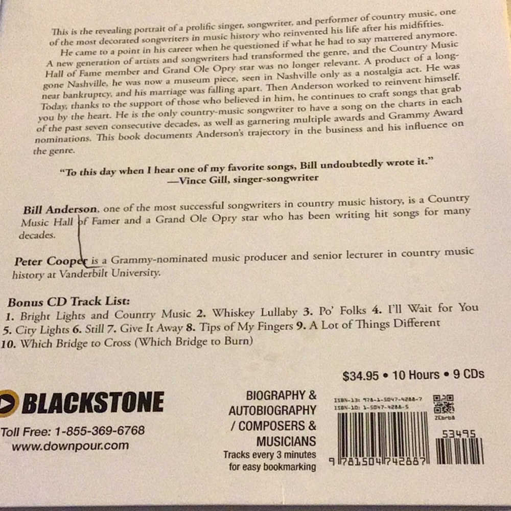 Bill Anderson Collection CD’s - Picture 2 of 7